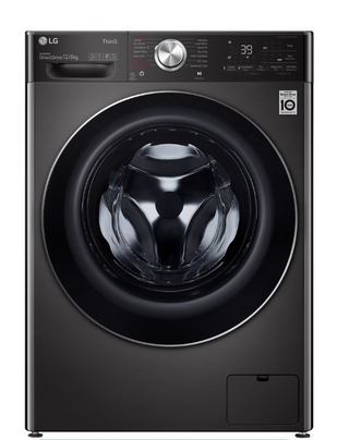 12kg Wash / 8kg Dry Black Steel Vivace - AI DD Washer Dryer Combo  F4V9BCP2E.ABLQESA