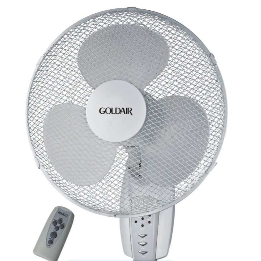 Goldair 40cm Wall Mount Fan With Remote White GWFR-160 – GIFTGUIDE