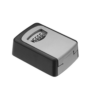 Key Storage Lock Box with 4 Digit Combination - Grey