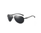 Polarized Aviator Sunglasses - Unisex - Black Lense Black Frame