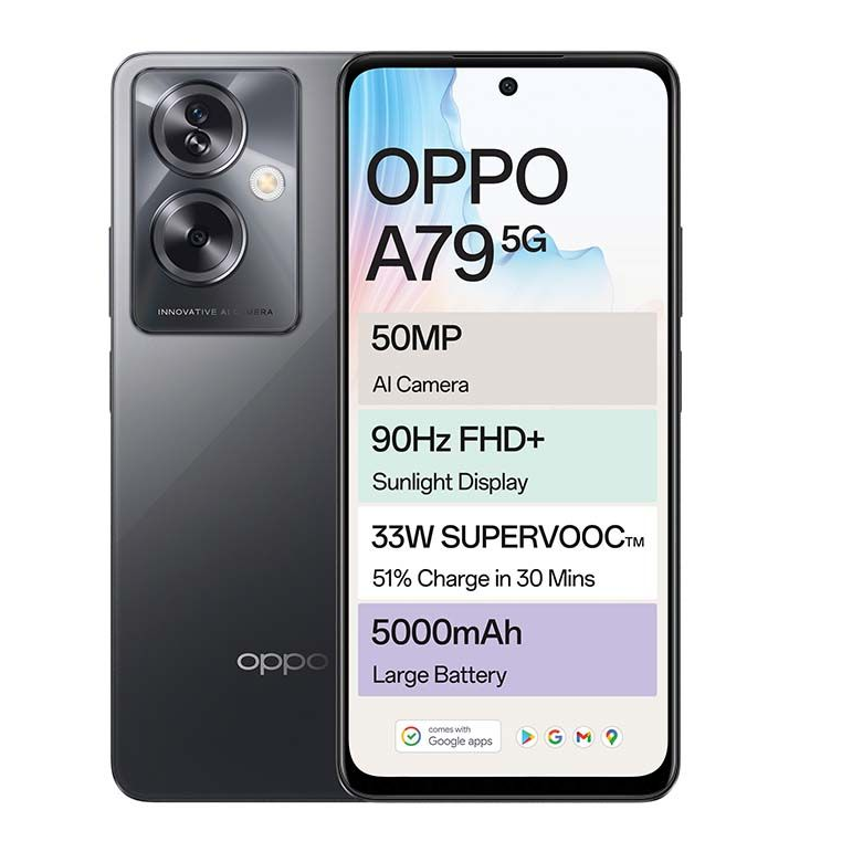 OPPO A79 5G Dual Sim 256GB - Mystery Black – GIFTGUIDE OPPO A79 5G Dual Sim 256GB - Mystery Black – GIFTGUIDE