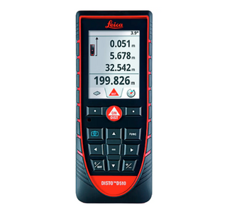 Leica D510 Laser Measure, 200m Range, ± 1 mm Accuracy