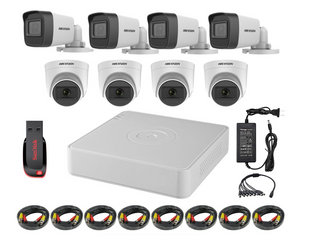 Hikvision 8 Channel 1080P 2MP DIY CCTV Kit