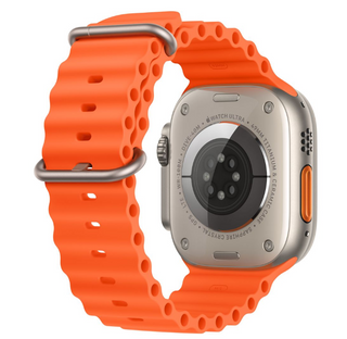 Apple Watch Ultra 2 GPS + Cellular, Titanium Case with Ocean Band (49mm) - Orange Ocean