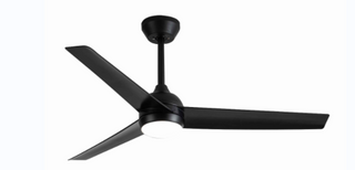 Goldair 122CM Ceiling Fan + Light – Black  GCF-48