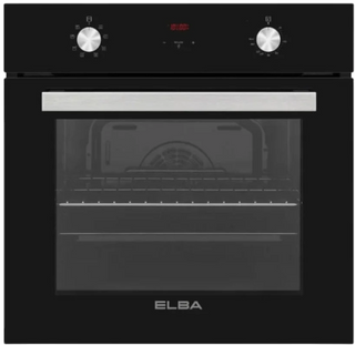 Elba 60cm Black Glass Multifunction Finish Electric Oven - T60-5