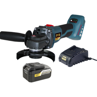 Ryobi 18V Li-ion Brushless Angle Grinder KIT 115Mm With Battery & Charger  XBG-115K