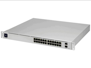 Ubiquiti 24 Port Gigabit 400W 16PoE+ 8PoE++ 2SFP+ UniFi Switch – USW-Pro-24-POE