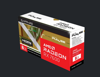 Sapphire Radeon RX 7600 PULSE 11324-01-20G 8GB GDDR6 128-Bit PCIe 4.0 Desktop Graphics Card