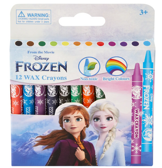 Frozen 12 Wax Crayons Multi DY-4017-FR