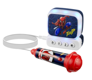 Spider-Man Mini Karaoke Machine With Belt Hook MV-3650-SM[V1]