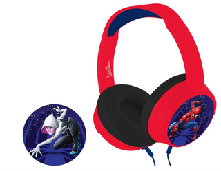 Spider-Man Auxiliary Headphones with Stickers MV-6513-SM3