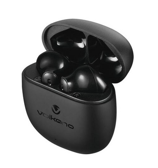 Volkano Sleek Series True Wireless Earphones - Black
