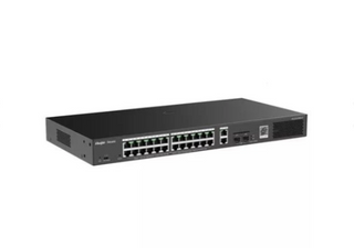 Reyee 26-port Gigabit with 24 PoE 370W 2SFP Smart Managed Switch RG-ES228GS-P