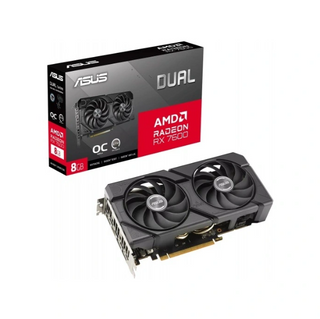 ASUS Radeon RX 7600 EVO OC Edition DUAL-RX7600-O8G-EVO 8GB GDDR6 128-Bit PCIe 4.0 Desktop Graphics Card