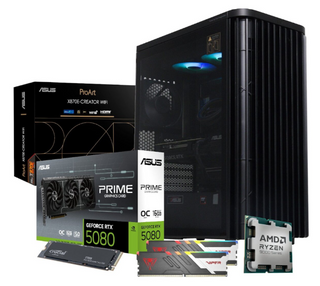 PCBuilder REMBRANDT Creator Workstation PC - AMD Ryzen 9 9950X 2TB SSD 64GB RAM RTX 5080 Win 11 Home