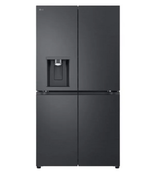 LG 679L Door in Door™ Fridge with UVnano™ and Ice & Water Dispenser in Black Finish