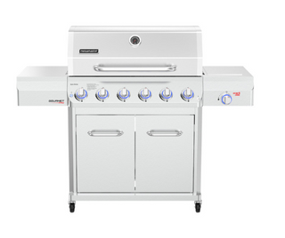 Megamaster Apex Series 6 Burner Gourmet Pro Patio Gas Braai