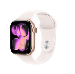 Apple Watch 11 GPS + Cell 42mm Rose Gold Al Light Blush Sport Band SM MF8F4AF/A