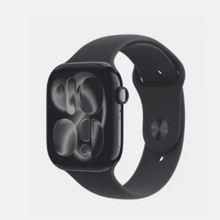 Apple Watch 11 GPS 46mm Jet Black Aluminium Black Sport Band ML