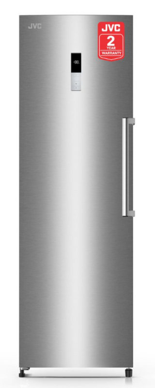 JVC 320L Upright Silver Single Door Freezer