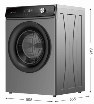 JVC Silver 9Kg Air Vented Tumble Dryer with LED Display - Titanium Grey