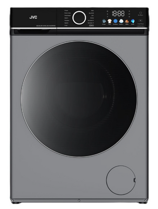 JVC 12KG Front Loader Silver Washing Machine