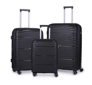 Pierre Cardin Montpellier Polypropylene Hard Case - Black