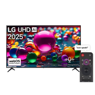 75 inch LG UHD AI UA854K Smart TV AI Magic Remote HDR10 webOS25 2025  75UA85006LA.AFAB