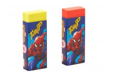 Spiderman 2 Pastel Primary Erasers. Multi MV-4025-SM