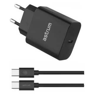 Astrum Pro PD20 20W Type-C Wall Charger Black A92651EB