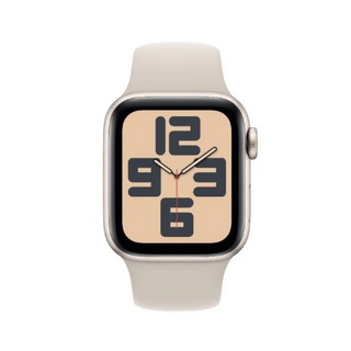 Apple Watch SE (2nd Gen) GPS + Cellular 44mm Smartwatch with Starlight Aluminium Case with Starlight Sport Band (M/L)