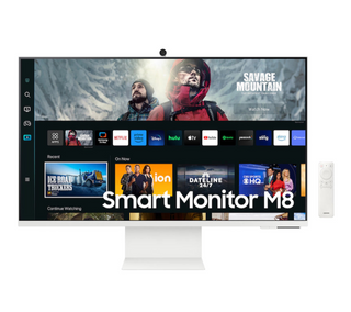 Samsung 32" Smart Monitor M80C UHD, USB-C with Speakers & Remote LS32CM801UAXXA