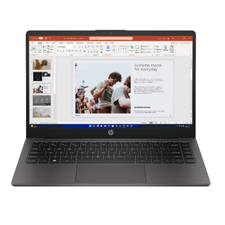 HP 245 G10 14-inch HD Laptop - AMD Athlon Silver 7120U 256GB SSD 8GB RAM Win 11 Home Dark Ash