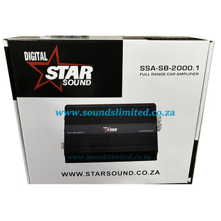 Starsound SSAD-SB-2000.1 Mono Amplifier (Brazilian Series) Super Bass