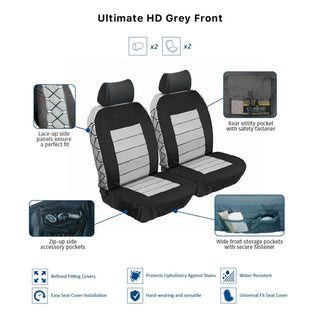 ULTIMATE HD CAR FRONT SEAT COVER SET (various colours) STINGRAY