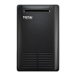 Totai 13/GWH20LF- Outdoor Fan Forced Gas Geyser 20L - Black