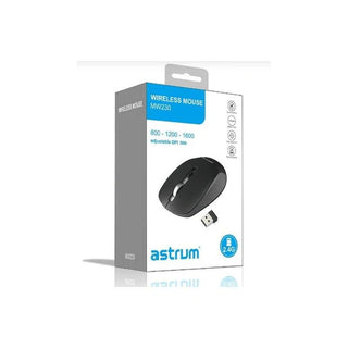 Astrum MW230 Wireless Rechargeable Mouse Black A82523-B