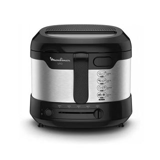 Moulinex 1kg Stainless Steel UNO M Fixed Bowl Deep Fryer - AF215D10