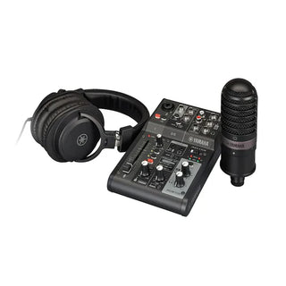 Yamaha AG03MK2 Live Stream Pack - Black