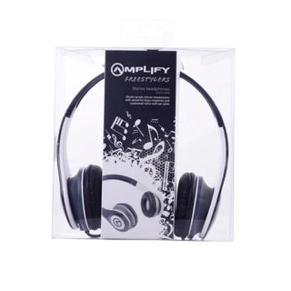 Amplify Headphones  Freestylers  Black & White AM2002BKW