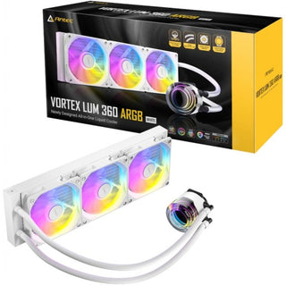 Antec Vortex LUM 360 ARGB 360mm All-In-One White Liquid CPU Cooler