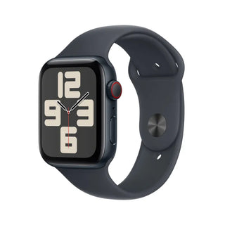 Apple Watch SE (2nd Gen) GPS + Cellular 44mm Smartwatch with Midnight Aluminium Case with Midnight Sport Band (M/L).