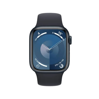 Apple Watch Series 9 GPS + Cellular 45mm Midnight Aluminium Case with Midnight Sport Band - S/M