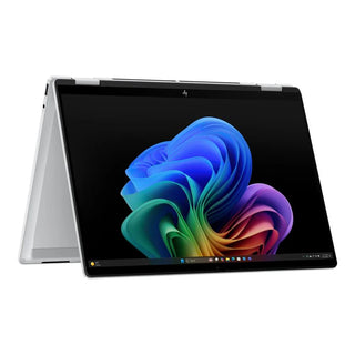 HP OmniBook X Flip 14" 3K OLED Touch Intel Core Ultra 7 16GB DDR5 1TB SSD 2-in-1 Laptop Next Gen AI - Glacier silver
