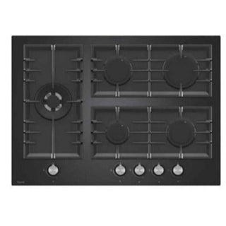 Ferre 70cm Glass 5 Gas Burner Built In Hob - Black