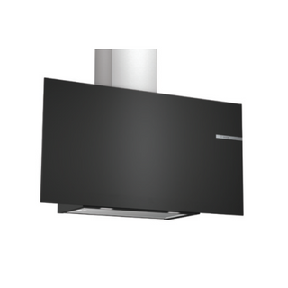 Series 4 Wall-mounted Extractor Hood 90 cm clear glass black printed DWF95AJ60T