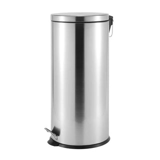 Casa Roma 30L Stainless Steel Pedal Bin Silver KB7035-30LS