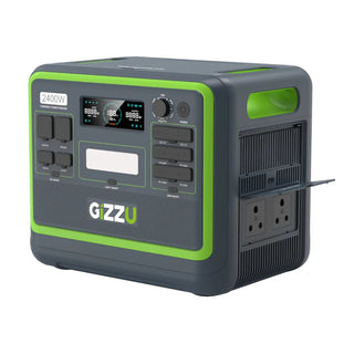 GIZZU HERO PRO 2048WH/2400W UPS FAST CHARGE LIFEPO4 PORTABLE POWER STATION         -GPS2000U