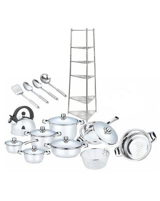 GOLDAIR 20 PC POT SET WITH KETTLE - GDPS-20